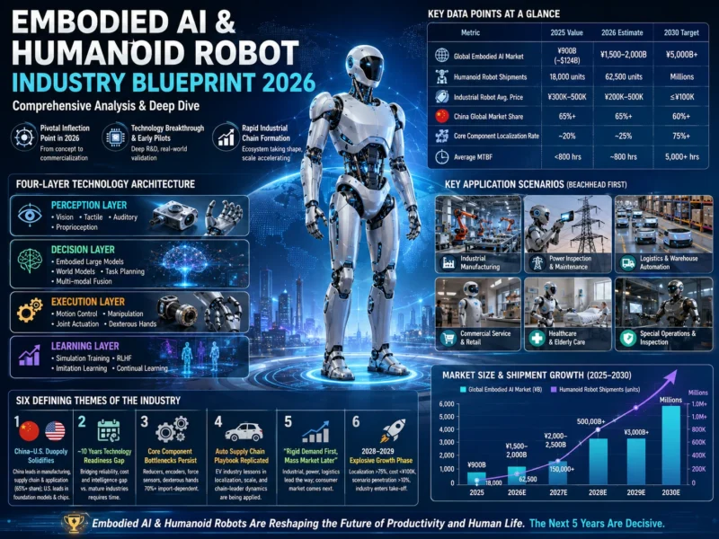 Embodied AI (Humanoid Robot) Industry Blueprint 2026: Comprehensive Analysis & Deep Dive-A Market Research Report